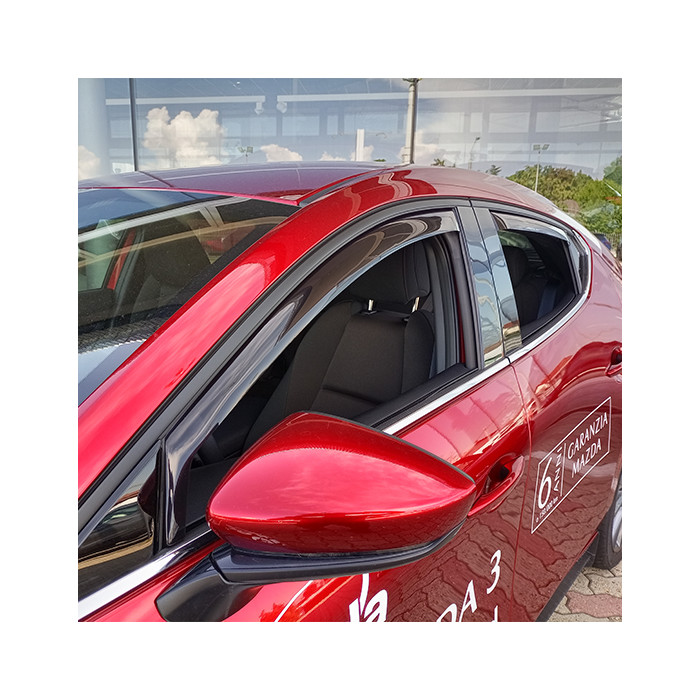 Farad Wind Deflectors for MAZDA 3 5 doors 2019> - front + rear doors