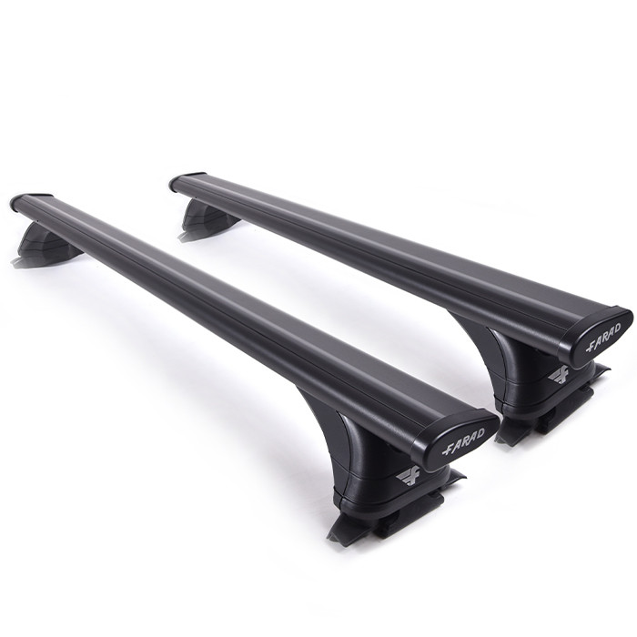 Farad Aerodynamic Black HX roof bars cm. 100