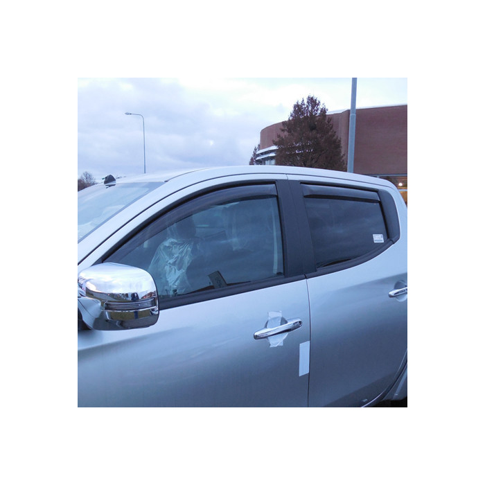 Farad Wind Deflectors for MITSUBISHI L200 4 doors 2016> - front doors